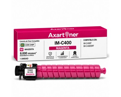 Compatible Ricoh IMC400 / IMC400F / IMC400SRF Magenta Cartucho de Toner 842376