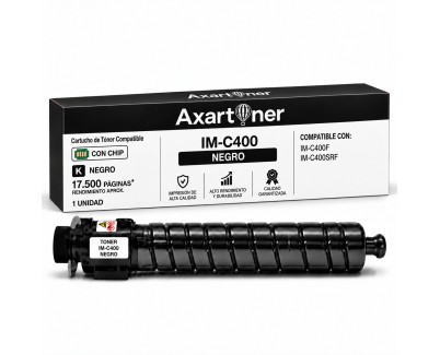 Compatible Ricoh IMC400 / IMC400F / IMC400SRF Negro Cartucho de Toner 842374
