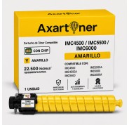 Compatible Ricoh IMC4500 / IMC5500 / IMC6000 Amarillo Cartucho de Toner 842284 / 842280