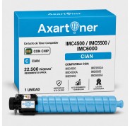 Compatible Ricoh IMC4500 / IMC5500 / IMC6000 Cyan Cartucho de Toner 842286 / 842282
