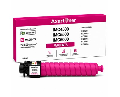 Compatible Ricoh IMC4500 / IMC5500 / IMC6000 Magenta Cartucho de Toner 842285 / 842281