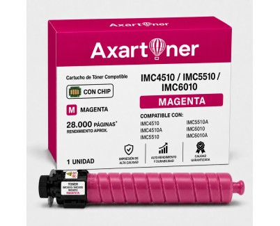 Compatible Ricoh IMC4510 / IMC4510A / IMC5510 / IMC5510A / IMC6010 / IMC6010A Magenta Cartucho de Toner 842532
