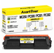Compatible Ricoh MC250 / PC300 / PC301 / PC302 Amarillo Cartucho de Toner 408343 / MC250HY / 408355 / MC250Y