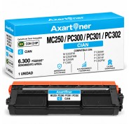 Compatible Ricoh MC250 / PC300 / PC301 / PC302 Cyan Cartucho de Toner 408341 / MC250HC / 408353 / MC250C