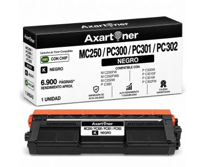 Compatible Ricoh MC250 / PC300 / PC301 / PC302 Negro Cartucho de Toner 408340 / MC250HBK / 408352 / MC250BK