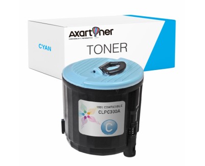 Compatible Samsung CLP-300 / CLX-2160 / CLX-3160 Cyan Cartucho de Toner CLP-C300A