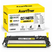 Compatible Samsung CLP325 / CLP320 / CLX3180 / CLX3185 Amarillo Cartucho de Toner CLT-Y4072S / SU472A