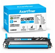 Compatible Samsung CLP325 / CLP320 / CLX3180 / CLX3185 Cyan Cartucho de Toner CLT-C4072S / ST944A