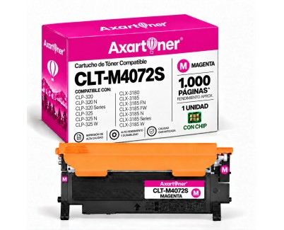 Compatible Samsung CLP325 / CLP320 / CLX3180 / CLX3185 Magenta Cartucho de Toner CLT-M4072S / SU262A