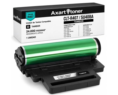 Compatible Samsung CLP325, CLP320, CLX3180, CLX3185 Tambor de Imagen CLT-R407 R407 (Drum)