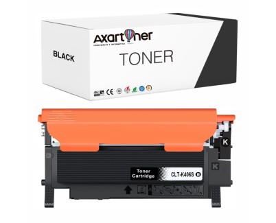 Compatible Samsung CLP360, CLP365, CLX3300, CLX3305, XPRESS C410, XPRESS C460 Negro Cartucho de Toner CLT-K406S SU118A