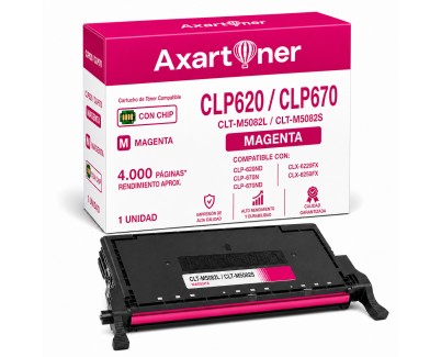 Compatible Samsung CLP620 / CLP670 / CLX6220 / CLX6250 Magenta Cartucho de Toner CLT-M5082L SU322A / SU323A