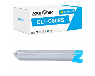 Compatible Samsung CLT-C809S Cyan Cartucho de Toner SS567A para CLX9251, CLX9301 / Multiexpress C9201, C9251, C9301