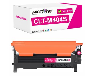 Compatible Samsung CLT-M404S Magenta Cartucho de Toner SU234A para Xpress C430 C430W C480 C480FN C480FW C480W C483W