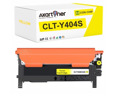 Compatible Samsung CLT-Y404S Amarillo Cartucho de Toner SU444A para Xpress C430 C430W C480 C480FN C480FW C480W C483W