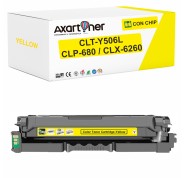 Compatible Samsung CLP-680DW CLP-680ND CLX-6260FD CLX-6260FR CLX-6260FW CLX-6260ND Amarillo Cartucho de Toner CLT-Y506L / SU515A