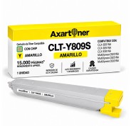 Compatible Samsung CLT-Y809S Amarillo Cartucho de Toner SS742A para CLX9251, CLX9301 / Multiexpress C9201, C9251, C9301