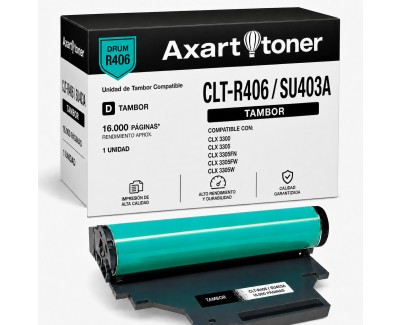 Compatible Samsung CLX3300 / CLX3305 Tambor de Imagen (Drum) CLT-R406