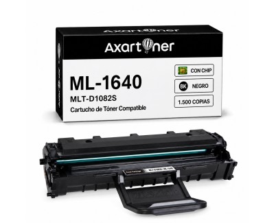 Compatible Samsung ML1640 / ML1641 / ML1642 / ML1645 / ML2240 / ML2241 / ML2451  Negro Cartucho de Toner MLT-D1082S / SU781A