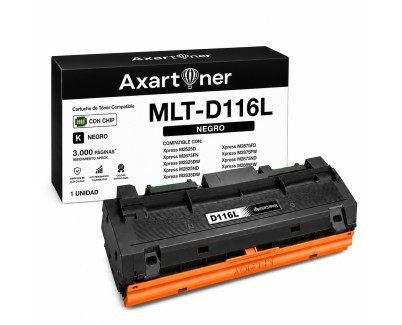 Compatible Samsung MLT-D116L Negro Cartucho de Toner SU828A para Samsung Xpress M2620D M2620ND M2625D M2625F M2625FN M2625N M2626 M2675F M2675FN M2676 M2820D M2820DW M2820ND M2825DW M2825ND M2826 M2830DW