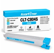 Compatible Samsung MultiXpress X3200, X3220 NR, X3280 NR Cyan Cartucho de Toner CLT-C804S / C804 / SS546A