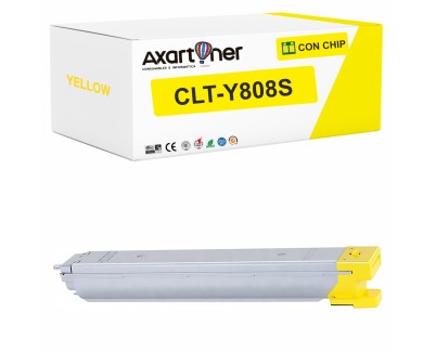 Compatible Samsung MultiXpress X4200, X4220, X4250, X4350 Amarillo Cartucho de Toner CLT-Y808S / Y808S