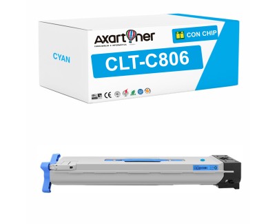 Compatible Samsung MultiXpress X7400 / X7500 / X7600 Cyan Cartucho de Toner CLT-C806S / SS553A