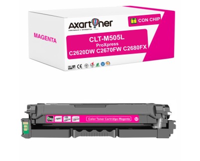 Compatible Samsung ProXpress C2620DW / C2670FW / C2680FX Magenta Cartucho de Toner CLT-M505L / SU302A