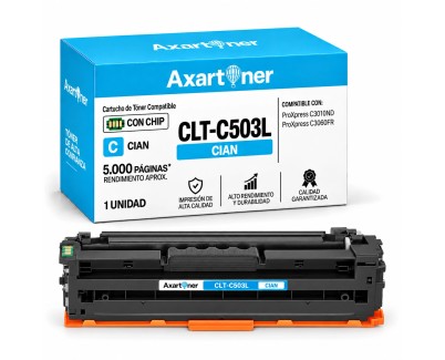 Compatible Samsung ProXpress C3010ND / C3060FR Cyan Cartucho de Toner CLT-C503L / SU014A