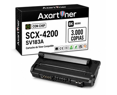Compatible Samsung SCX4200 Negro Cartucho de Toner SCX-D4200A / SV183A