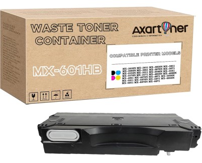 Compatible Sharp Dep&oacute;sito T&oacute;ner Residual MX601HB / MX607HB