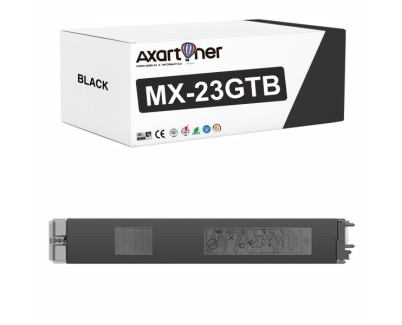 Compatible Sharp MX23 Negro Cartucho de Toner MX23GTBA para Sharp MX-1810, MX-2010, MX-2310, MX-2314, MX-2316, MX-3111, MX-3114