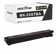 Compatible Sharp MX23 Negro Cartucho de Toner MX23GTBA para Sharp MX-1810, MX-2010, MX-2310, MX-2314, MX-2316, MX-3111, MX-3114