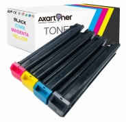 Compatible Pack x4 Sharp MX23 Cartuchos de Toner para harp MX-1810, MX-2010, MX-2310, MX-2314, MX-2316, MX-3111, MX-3114