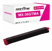 Compatible Sharp MX36 Magenta Cartucho de Toner MX-36GTMA para Sharp MX2610, MX2640, MX3110N, MX3140N, MX3610