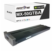 Compatible Sharp MX50 Negro Cartucho de Toner MX-50GTBA para Sharp MX4100, MX4101, MX5000, MX5001, MX5100