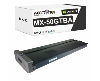 Compatible Sharp MX50 Negro Cartucho de Toner MX-50GTBA para Sharp MX4100, MX4101, MX5000, MX5001, MX5100