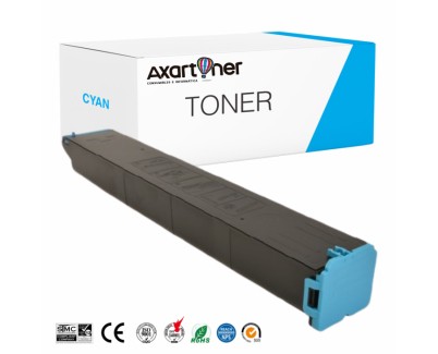 Compatible Sharp MX60 / MX61 Cyan Cartucho de Toner MX-60GTCA / MX-61GTCA