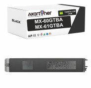 Compatible Sharp MX60 / MX61 Negro Cartucho de Toner MX-60GTBA / MX-61GTBA para Sharp MX3050, MX3070, MX5070, MX2651, MX3051, MX3061, MX3071, MX3551, MX3561, MX3571, MX4051, MX4061