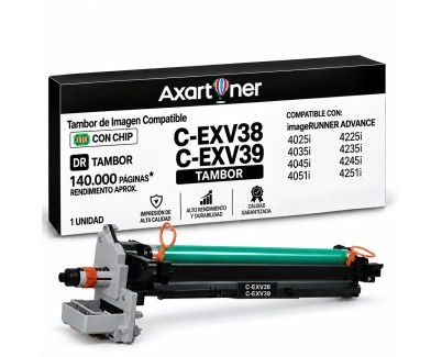 Compatible Tambor Canon C-EXV38 / C-EXV39 Negro 4793B004AA / CEXV38 / CEXV39