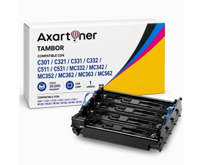 Compatible Tambor OKI C301 / C321 / C331 / C332 / C511 / C531 / MC332 / MC342 / MC352 / MC362 / MC363 / MC562 44968301