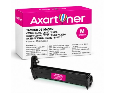 Compatible Tambor OKI C5600 / C5700 / C5800 / C5900 / C5500 / C5650 / C5750 / C5850 / C5950 / MC560 / ES5460 / ES2232 / ES2632 Magenta
