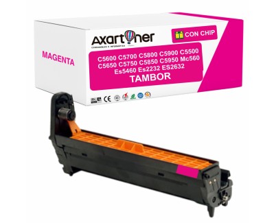 Compatible Tambor OKI C5600 / C5700 / C5800 / C5900 / C5500 / C5650 / C5750 / C5850 / C5950 / MC560 / ES5460 / ES2232 / ES2632 Magenta