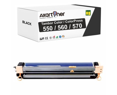 Compatible Xerox Color / ColorPress 550, 560, 570, C60, C70 Negro Tambor de Imagen (Drum) 013R00663