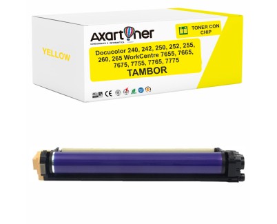 Compatible Tambor Xerox DocuColor 240, 242, 250, 252, WorkCentre 7765, 7775, 7655, 7665 Amarillo 013R00603