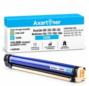 Compatible Tambor Xerox DocuColor 240, 242, 250, 252, WorkCentre 7765, 7775, 7655, 7665 Cyan 013R00603