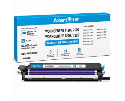 Compatible Tambor XEROX WORKCENTRE 7120 / 7125 / 7220 / 7225 Cyan 013R00660