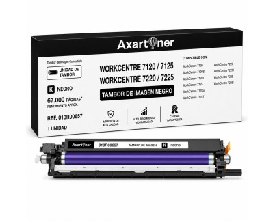 Compatible Tambor XEROX WORKCENTRE 7120 / 7125 / 7220 / 7225 Negro 013R00657