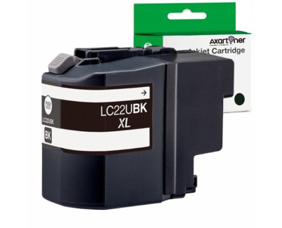 Compatible Brother LC22U Negro Cartucho de Tinta LC-22UBK para Brother DCP-J785 DW, MFC-J985 DW