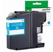 Compatible Brother LC22U Cyan Cartucho de Tinta LC-22UC para Brother DCP-J785 DW, MFC-J985 DW